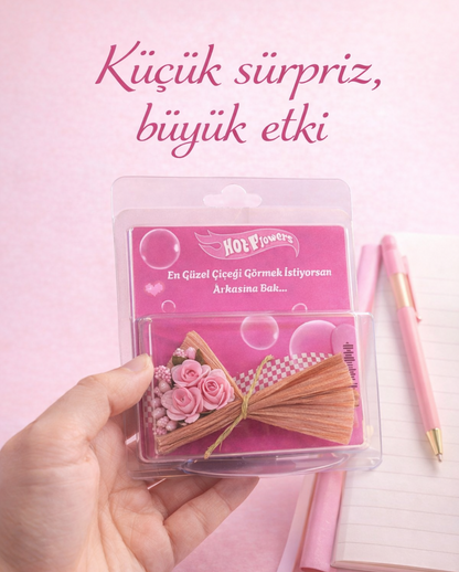 Aynalı Romantik Mini Buket