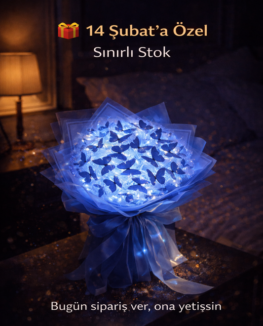 Işıltılı Kelebek Buketi