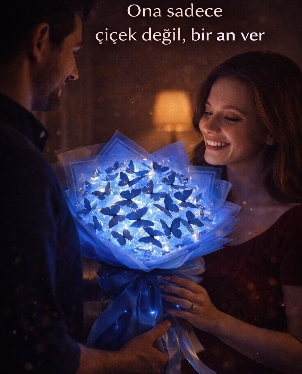 Işıltılı Kelebek Buketi