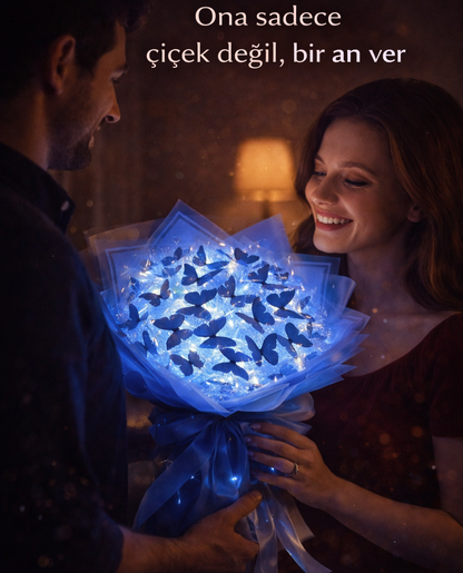 Işıltılı Kelebek Buketi