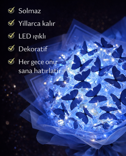 Işıltılı Kelebek Buketi