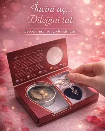 Dilek İncisi Gerçek İnci Kolye Seti