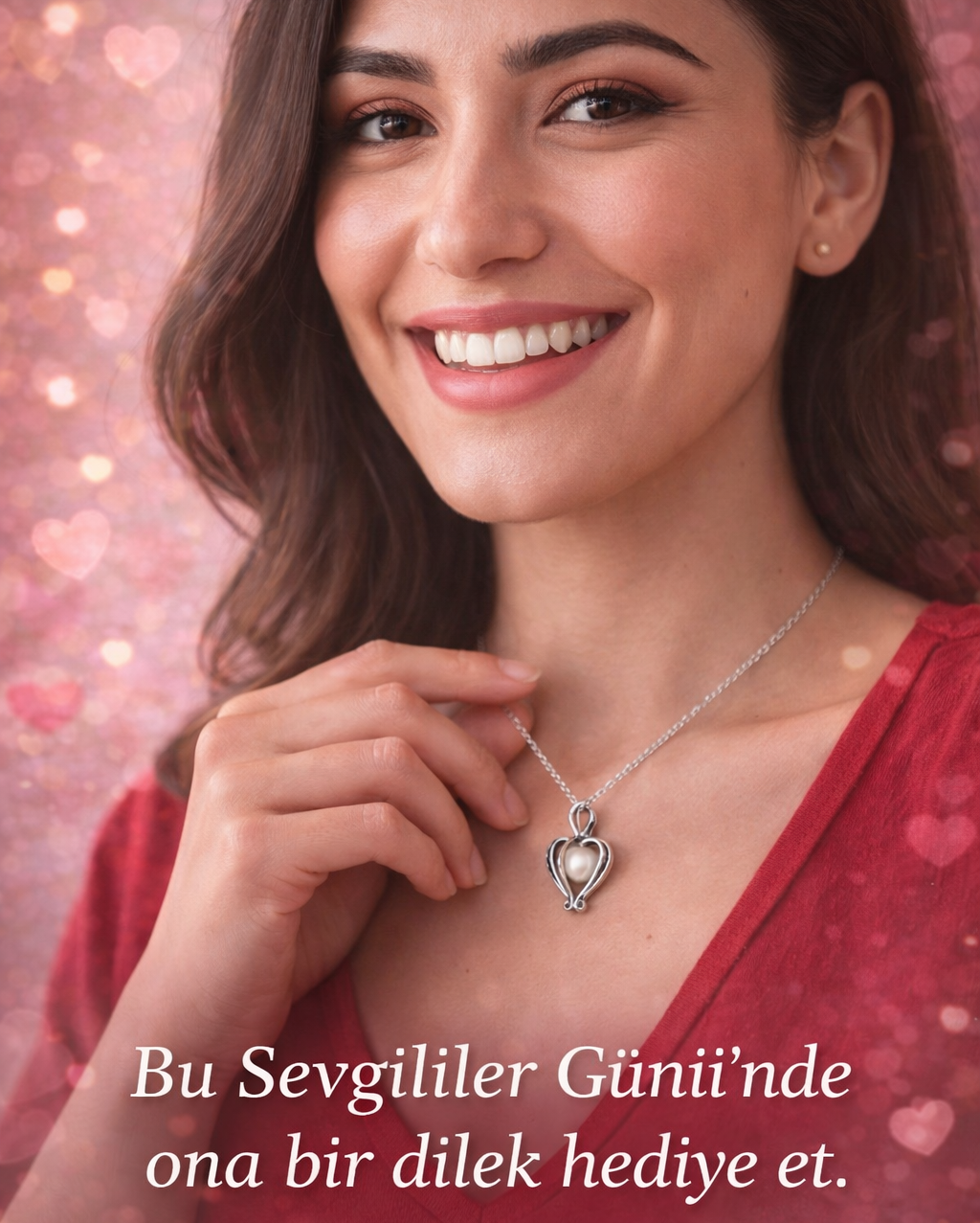 Dilek İncisi Gerçek İnci Kolye Seti
