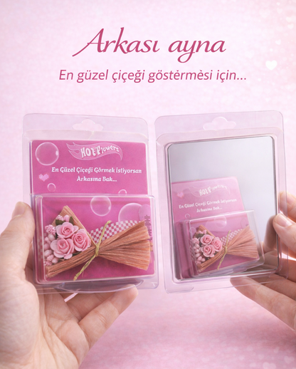 Aynalı Romantik Mini Buket